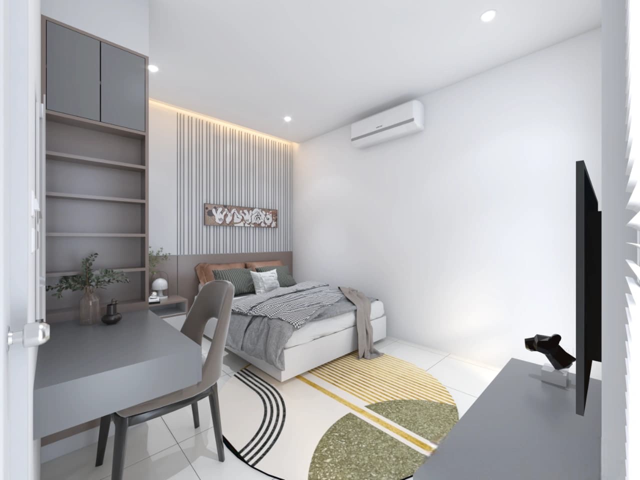 2 Beds House, Modern Life Si Sunthon